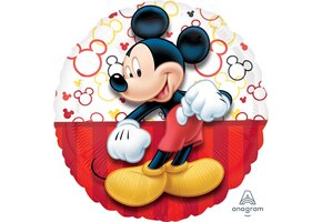 RIETHMULLER - Grote aluminium Mickey Mouse ballon 43cm
