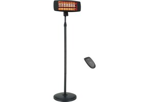 Patio heater op standaard 650W, 1300W, 2000W met afstandsbediening