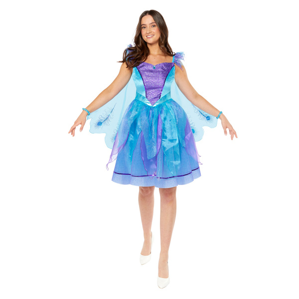 Carnaval Volwassen kostuum Elegante Pauw Maat XL