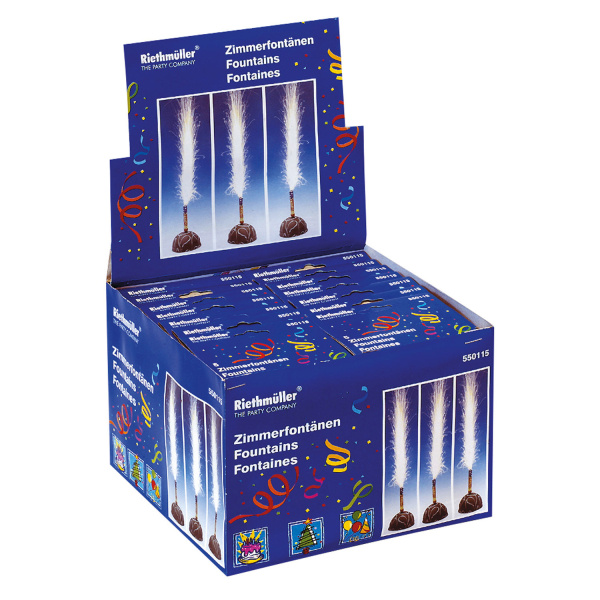 Amscan fonteinen 13 x 1,5 cm - 1 verpakking met 5 fonteinen