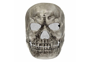 Amscan Skull Masker met beweegbare kaak en skeletmotief One size