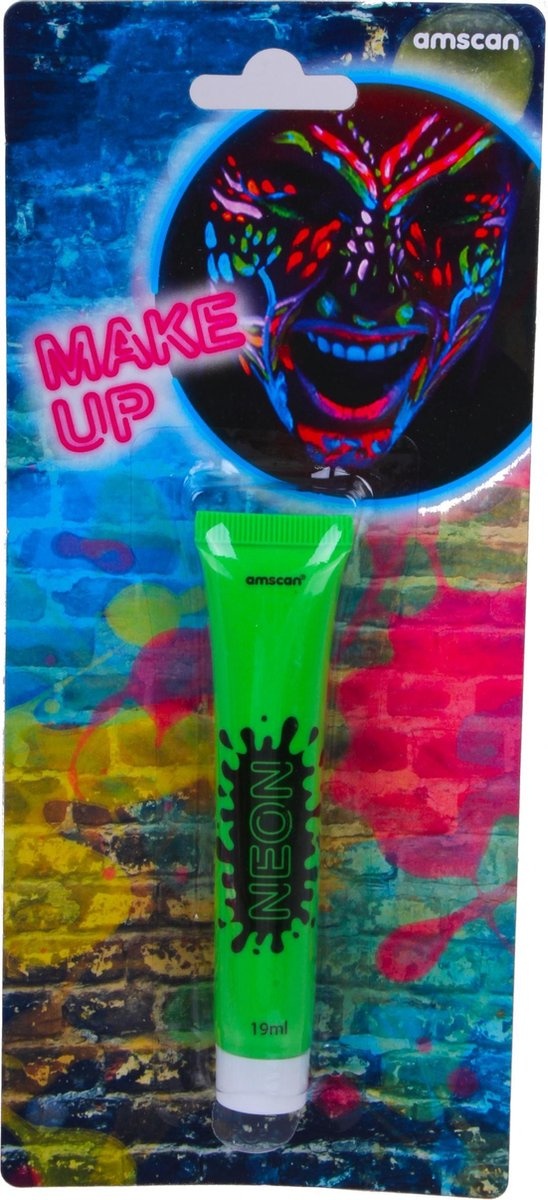 Amscan UV Make up Schmink 19ml Neon Groen