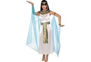 Amscan Kostuum Cleopatra Dames Polyester Wit Maat L