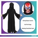 Amscan 9911990 - Jongens Gaming Reaper Halloween Kostuum 6-8 jaar