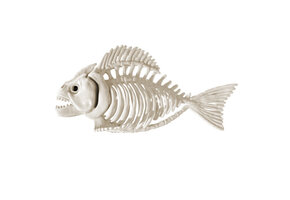 Amscan Halloween plastic skelet Piranha