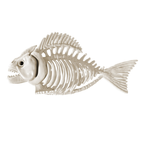 Amscan Halloween plastic skelet Piranha
