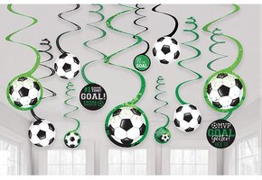 Amscan Feestdecoratie Swirl Goal Getter 12 Stuks