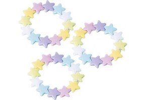 Amscan Armband Sterren 12 Stuks - Traktatie- Uitdeelcadeau