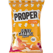 Proper Chips popcorn Salted Caramel 24 zakken