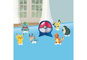 Amscan - 7 Pokémon tafeldecoraties