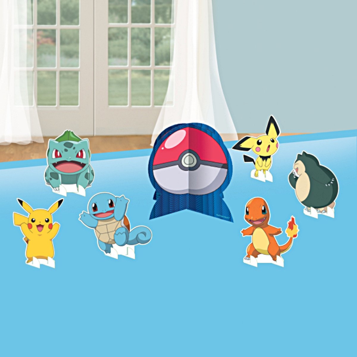 Amscan - 7 Pokémon tafeldecoraties