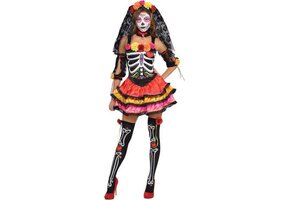 Ladies' Costume Day of the Dead Size M