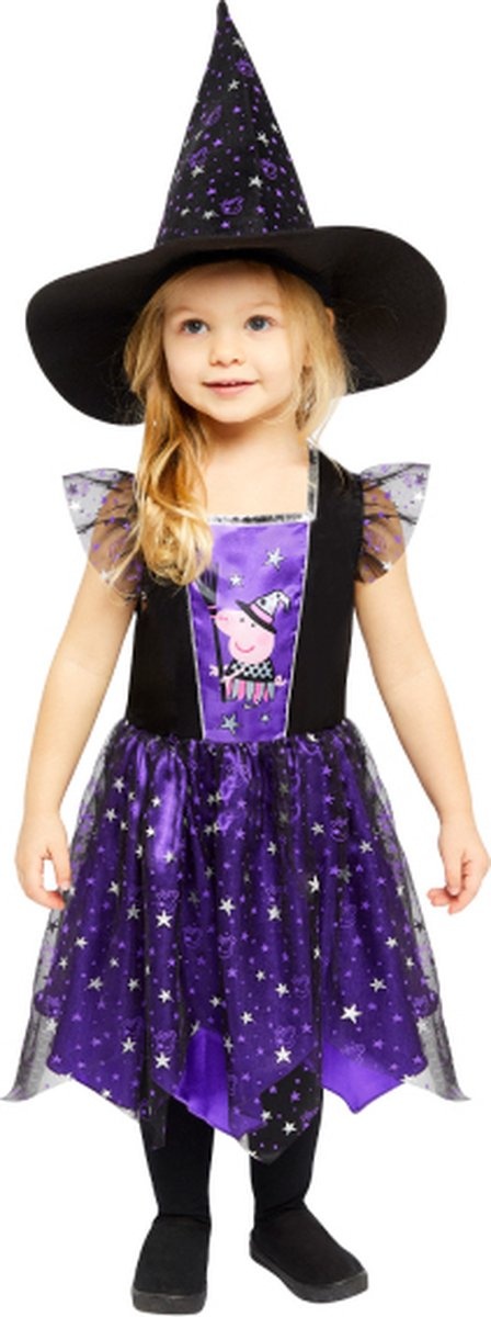 Amscan Carnaval Verkleedkostuum Peppa Pig Heks Halloween 12-24 mnd