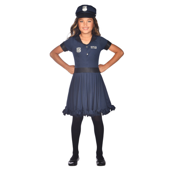 Amscan Carnaval Kostuum - Politiejurkje 8-10 jaar