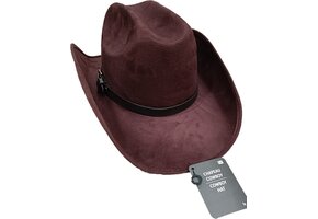 Cowboyhoed Deluxe Volwassene Donker Bruin - One size