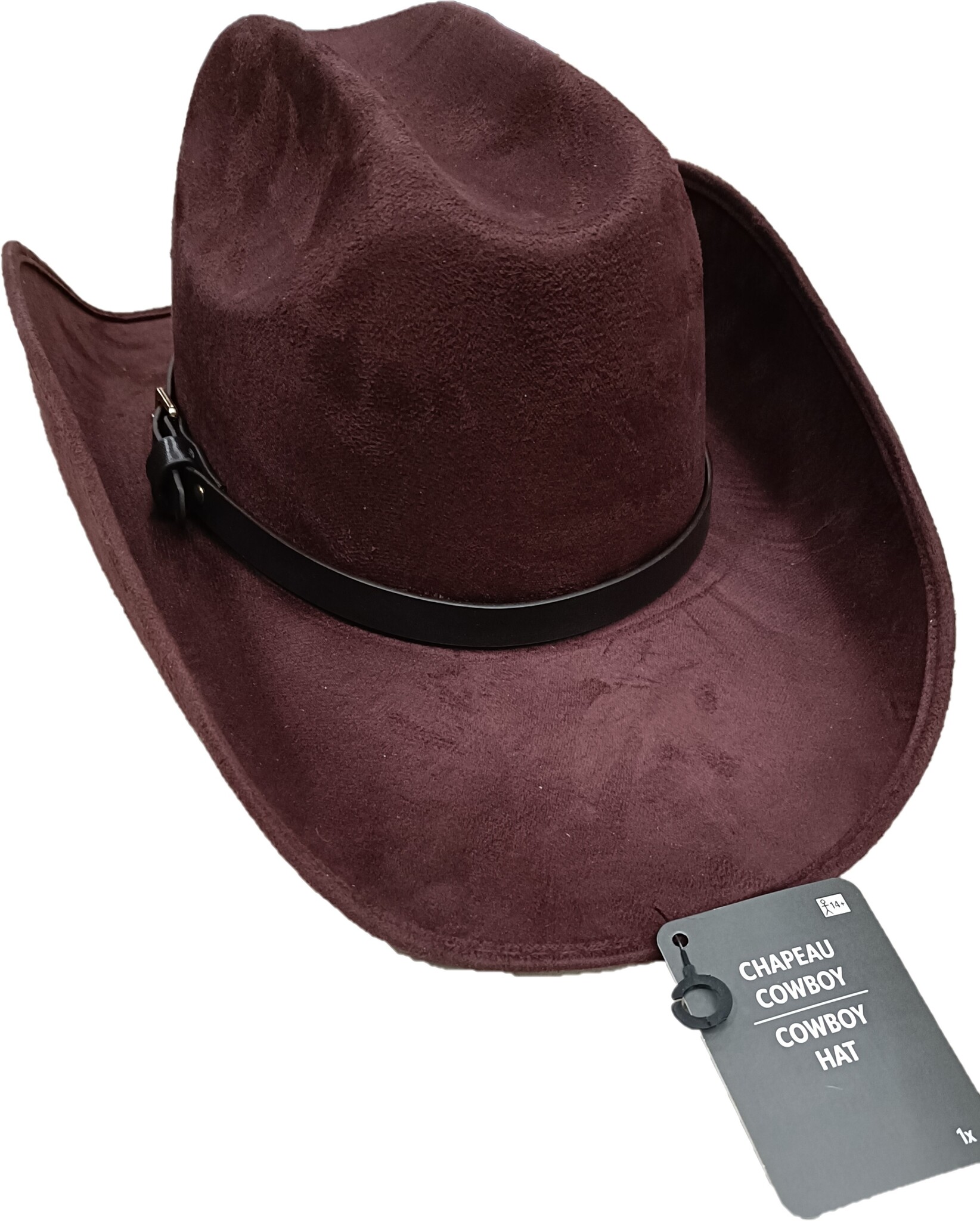 Cowboyhoed Deluxe Volwassene Donker Bruin - One size
