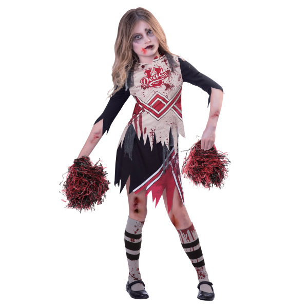 Amscan Teen Girls Zombie Cheerleader Costume - 11-12 jaar
