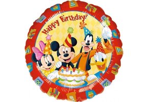 Amscan Folieballon Happy Birthday Disney 45cm