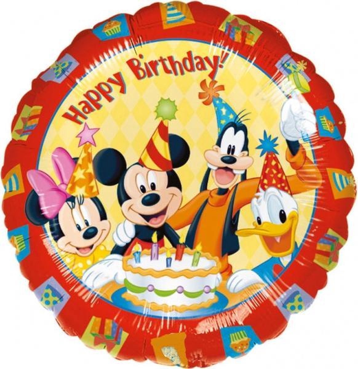 Amscan Folieballon Happy Birthday Disney 45cm
