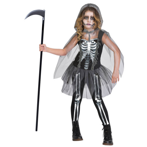 Amscan Skeleton reaper Meisjes kostuum maat 14-16 jaar