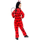 Amscan Lieveheersbeestje onesie/jumpsuit kostuum voor kinderen maat 6-8 jaar