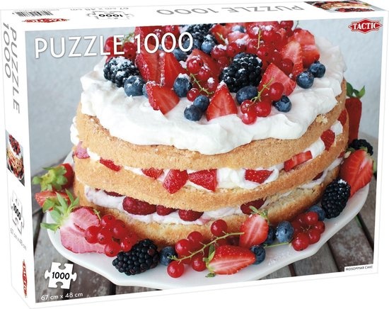 Tactic Midsommar Cake – Puzzel – 1000 stukjes – Scandinavische Zomertraditie – Strak en Rustgevend Ontwerp – Hoogwaardige Scandinavische Kwaliteit