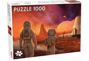 Tactic Futuroscope Mission to Mars – Puzzel – 1000 stukjes – Futuristische Ruimtebeleving – Strak en Rustgevend Ontwerp – Hoogwaardige Scandinavische Kwaliteit