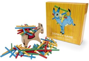 Tactic Donkey Game – Bordspel – Classic Games – Houten Behendigheidsspel – Vanaf 5 jaar