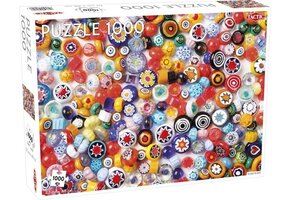 Tactic Glass Beads Pattern – Puzzel – 1000 stukjes – Kleurrijk Patroonontwerp – Strak en Rustgevend Ontwerp – Hoogwaardige Scandinavische Kwaliteit