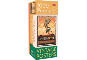 Tactic Vintage Ancient Egypt – Puzzel – 1000 stukjes – Mystiek Oud Egypte in Retro Stijl – Strak en Rustgevend Ontwerp – Hoogwaardige Scandinavische Kwaliteit