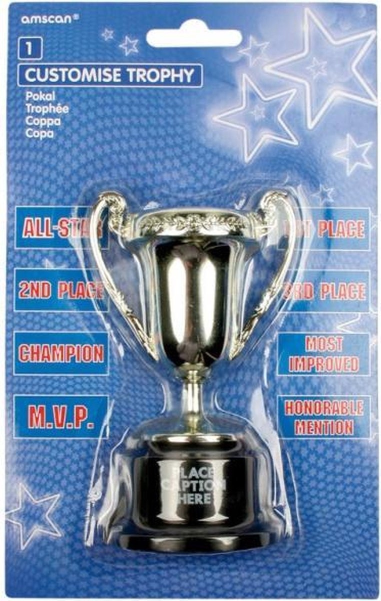 Amscan Trofee Aanpasbaar 12,5 Cm