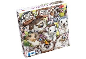 Tactic Puzzle 100 el. Jeże - Puzzel 100 stukjes Egel