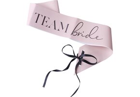 Ginger Ray - Ginger Ray - Sjerp Team Bride - roze zwart (6 stuks)