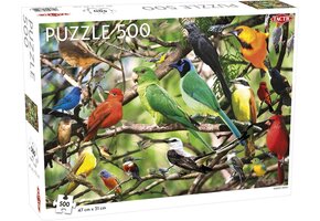 Tactic Puzzel Animals: Exotic Birds - 500 stukjes