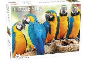 Tactic Puzzel Animal: Parrots - 500 stukjes