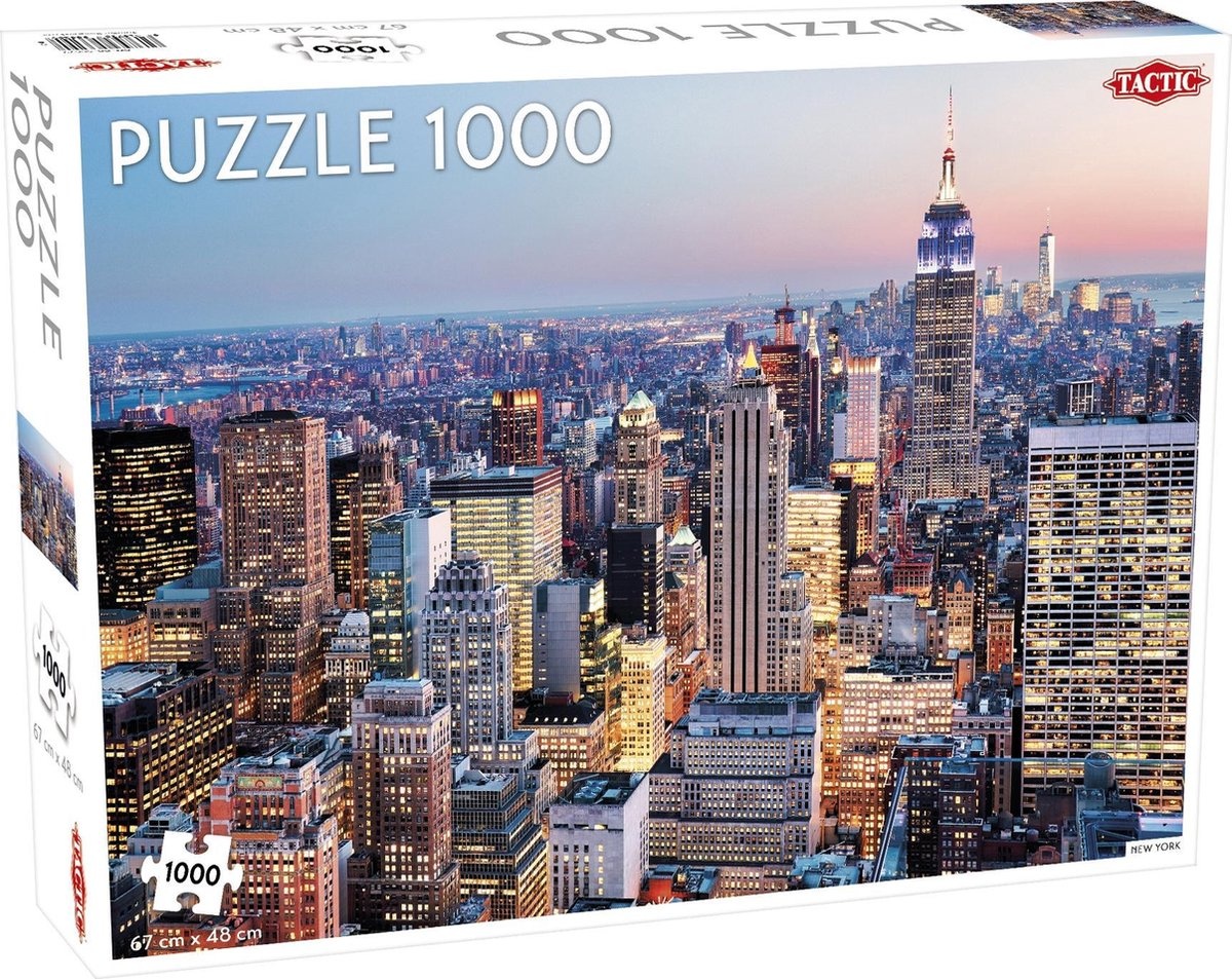 Tactic Puzzel Around the World: New York - 1000 stukjes