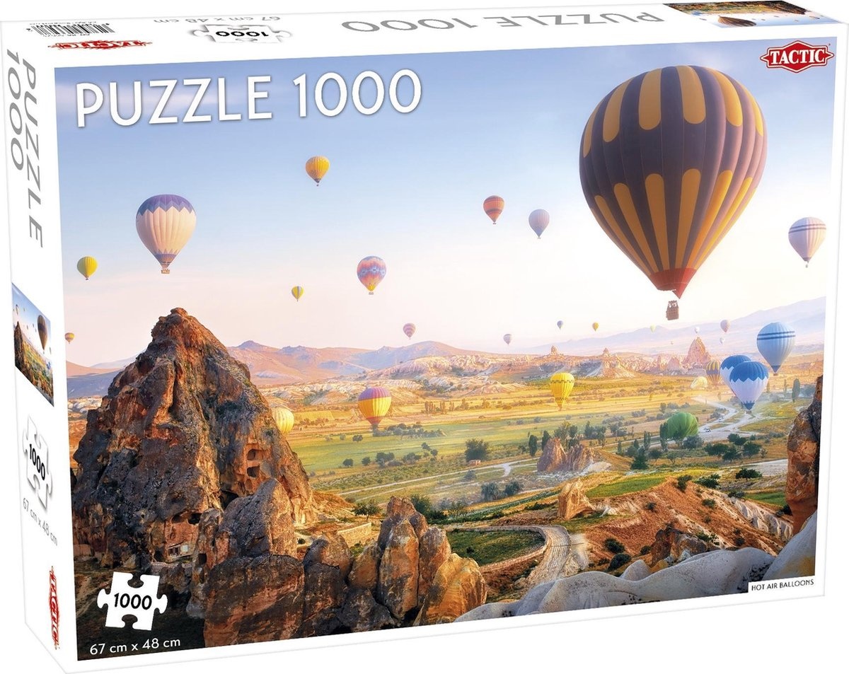 Tactic Puzzel Landscape: Hot Air Balloons / Cappadocia Turkey - 1000 stukjes