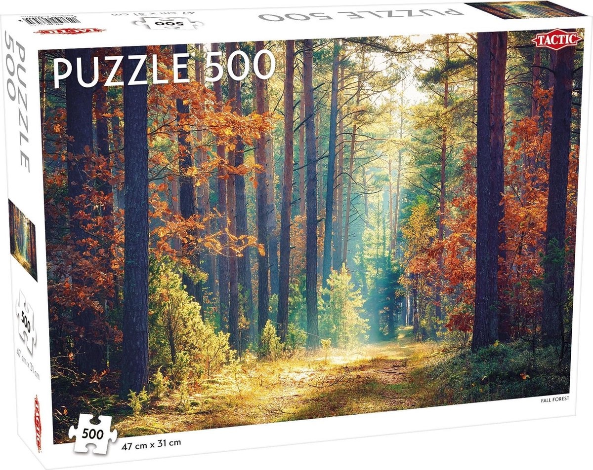 Tactic Puzzel Landscape: Fall Forest - 500 stukjes