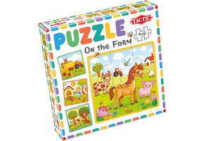 Tactic My First Puzzle 4x6 stukjes: On the Farm