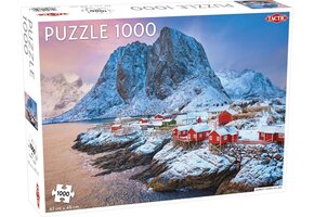 Tactic Puzzel Around the World Nothern Stars: Hamnoy Fishing Village - 1000 stukjes