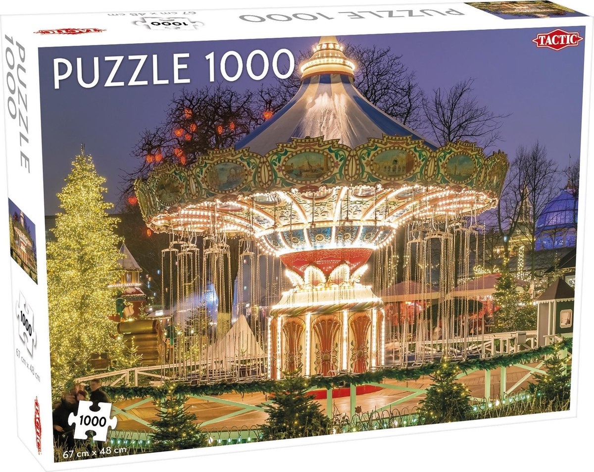 Tactic Puzzel Around the World Nothern Stars: Copenhagen Tivoli - 1000 stukjes