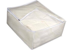 Metaltex Polly Opberghoes 70 liter wit transparant