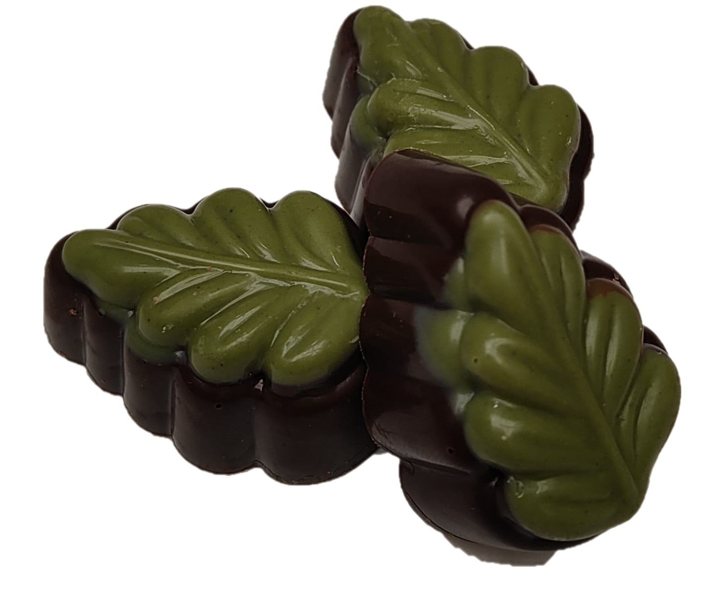 Bonbon blaadjes Puur Pistache - 1 Kg