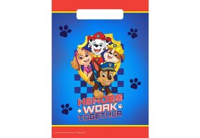 PAW Patrol - Uitdeelzakjes - 23 x 16cm - Blauw/Rood - 8 stuks