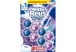 Witte Reus Toiletblok WC Kracht Actief - Lavendel Boost - Duopack