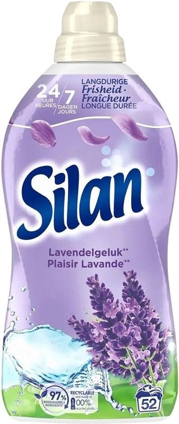 Silan Lavendelgeluk – Wasverzachter – 1144 ml – 260 wasbeurten – Langdurige frisheid