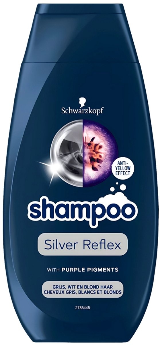 Schwarzkopf - Shampoo - Silver Reflex - Grijs, Wit en Blond haar - 250 ml