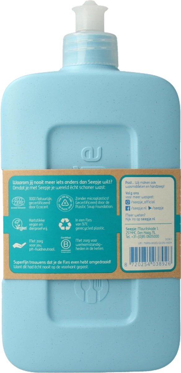 Seepje Afwasmiddel Spetterende Eucalyptus - 500 ml