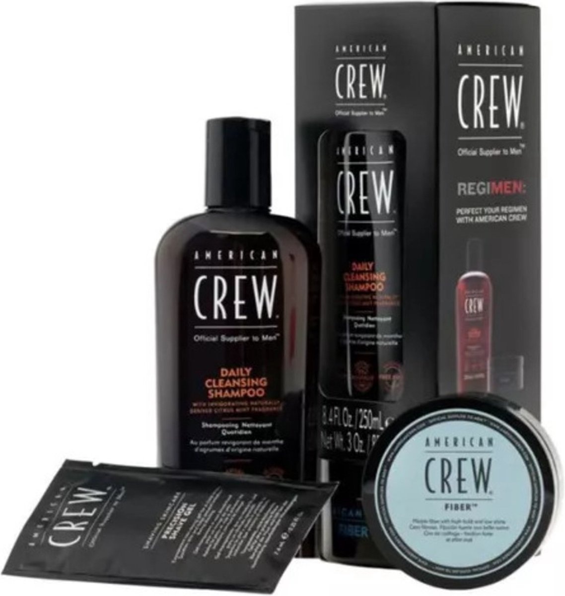 American Crew Fiber 85gr + Daily Cleansing Shampoo 250ml DUOPACK