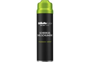 GilletteLabs Snel Schuimende Scheergel - Van Gillette Voor Mannen - Gemakkelijk Afspoelen - 198ml
